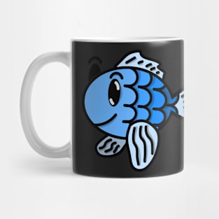 Blue Fish Mug